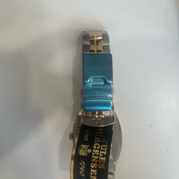 New Vintage Jules Jurgensen Men Two Tone stainless steel Watch no box - Picture 3 of 3